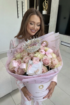 PASTLE  50 ROSE EN FLEUR (Crown  Optional)