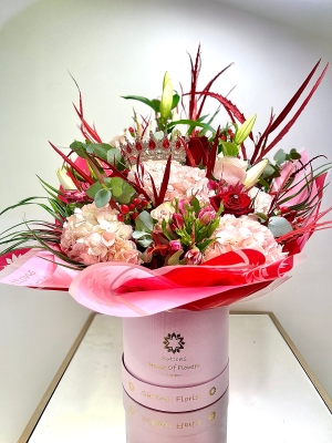 FOREVER YOURS LUXE HATBOX (CROWN OPTIONAL)