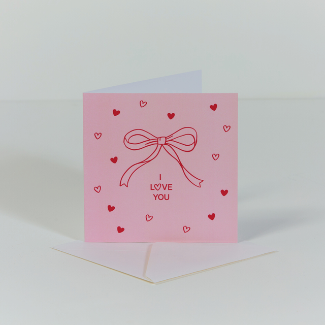 I LOVE YOU CARD