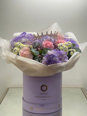 LILAC PETAL  HATBOX