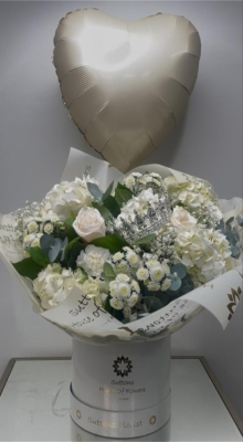 VELVERT PEARL HATBOX