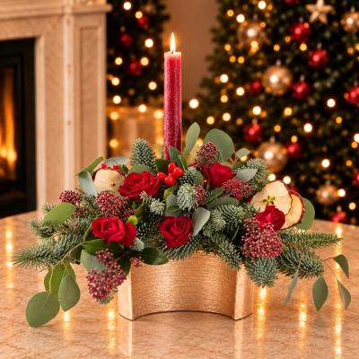 Christmas Candle  Arrangement