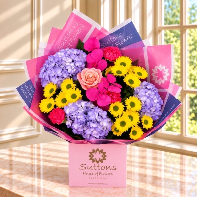 Vibrant  Hand tied