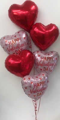 HAPPY VALENTINES BALLOON BOUQUET