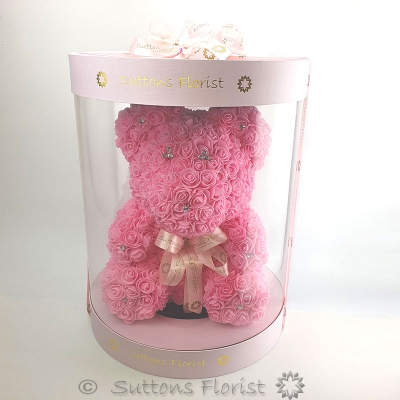 Luxury Pink Rose Bear