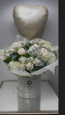 VELVERT PEARL HATBOX