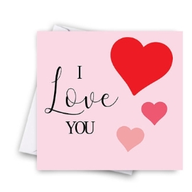 I Love You Greeting Card