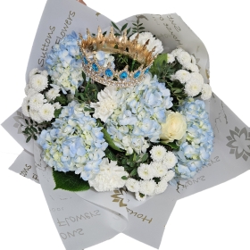 BLUE MAMA LUXE HATBOX  (CROWN OPTIONAL)
