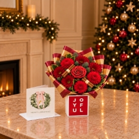 Lovely Little Gift Box With Christmas Card