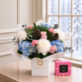 Winter Shimmer Bouquet & Truffles