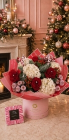 Candy Cane Luxury  Hatbox