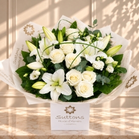 Wonderfully  White  Hand Tied