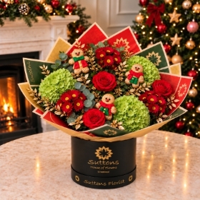 Gingerbread  Luxe  Hatbox