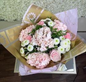 BABY GIRL HAND TIED