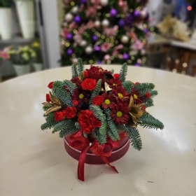 Petite Christmas hatbox