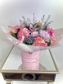 Frosted Blush Luxe Hatbox