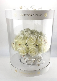 Mothers Day Faux Ivory Roses