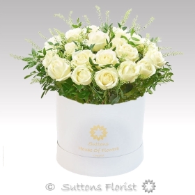 White Rose Hatbox