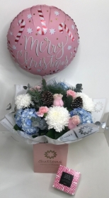 winter shimmer balloon &choc