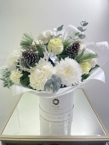 winter white hatbox
