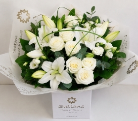 Wonderfully  White  Hand Tied